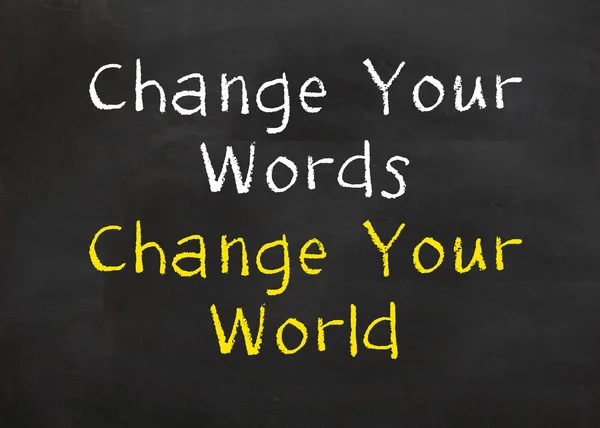 Change Your Words and Change Your World