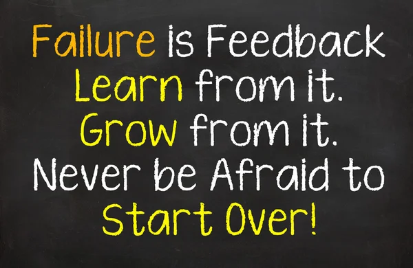 Failure is Feedback to Grow From It
