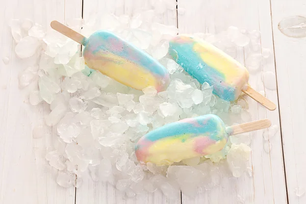 Ice Cream Popsicle Rainbow Summer