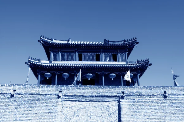 Tower over a city gate, ancient Chinese style in a scenic spot