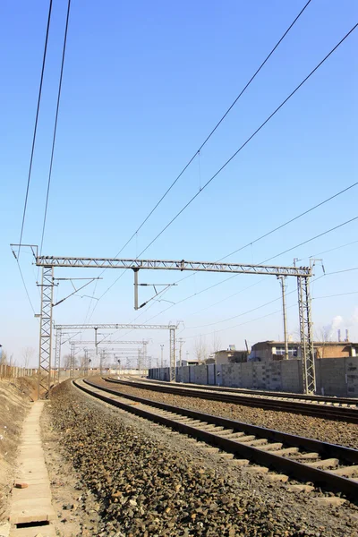 Electrification railway contact net steel column