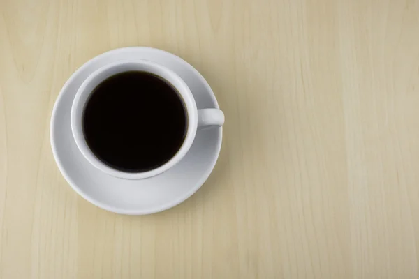 Coffee cup on Office Table, Top View