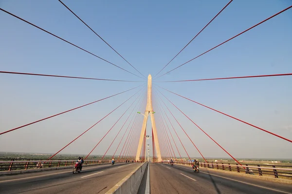 Can Tho cable-stayed bridge in Vietnam