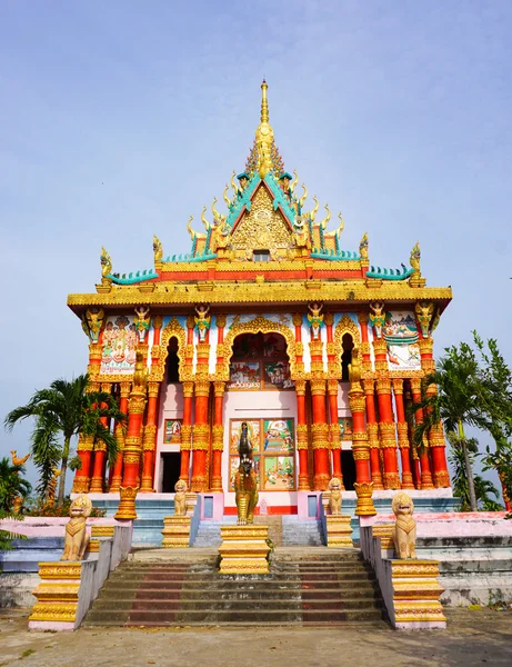 Khmer temple in Mekong Delta, Vietnam