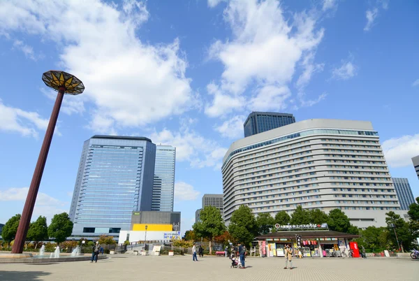 Modern buildings in Osaka