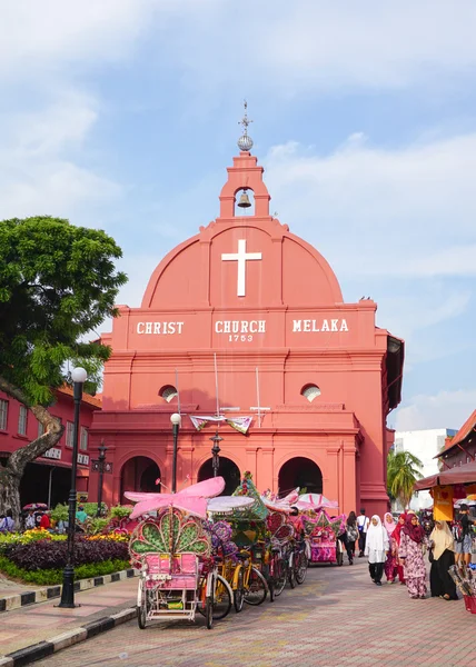 Day view of Christ Church in Malacca