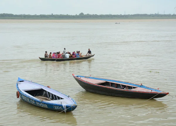 Indian tourists taking the popular boat tour