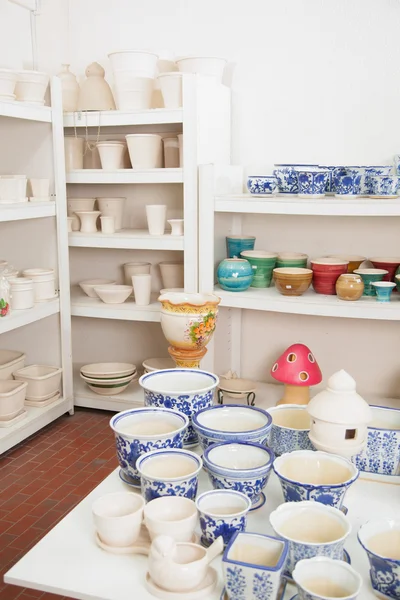 Bowls in Ceramics shop