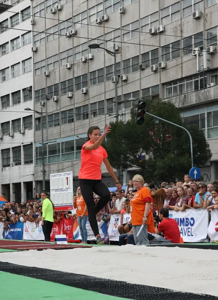 Long jump competition