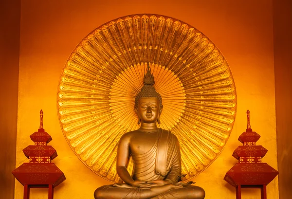 Golden buddha meditation.