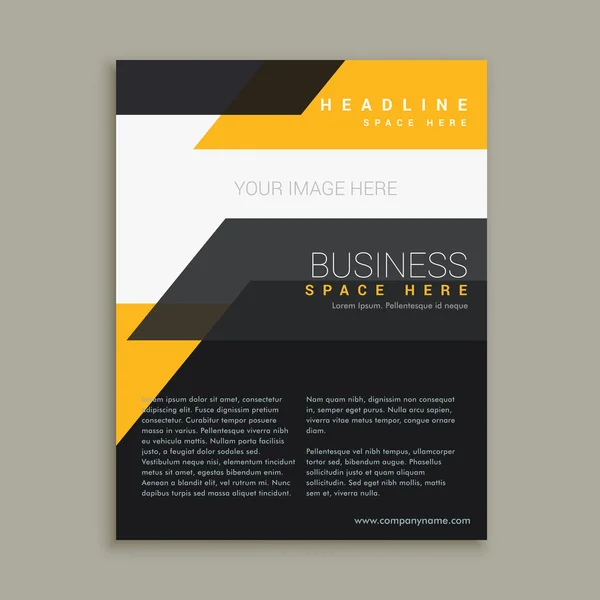 Stylish business flyer brochure design