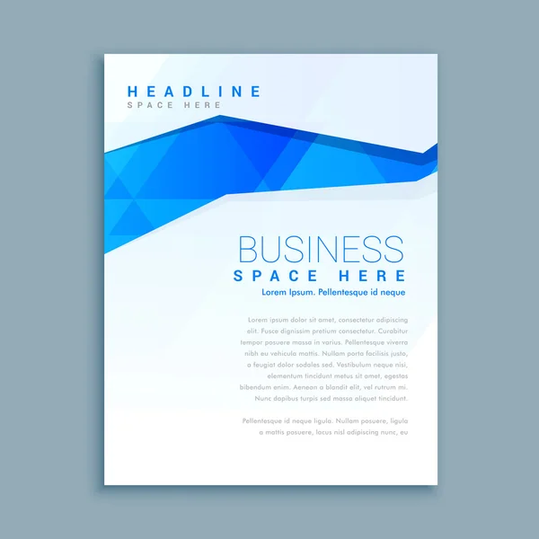 Clean business brochure flyer template