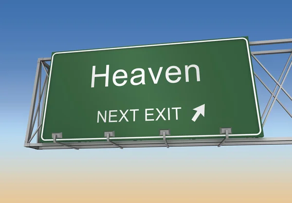 Heaven road sign