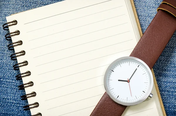 Watch and notebook