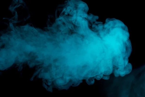Abstract aquamarine smoke hookah.