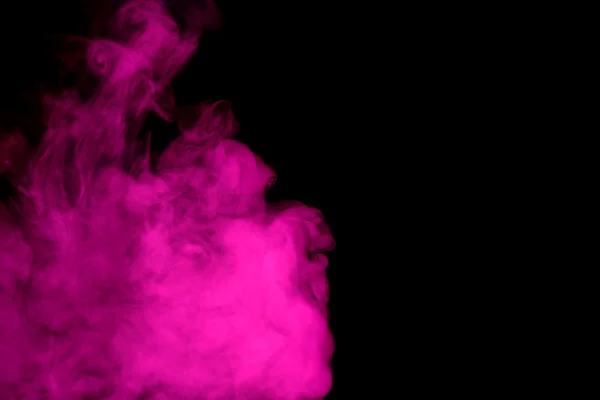 Abstract purple smoke hookah.