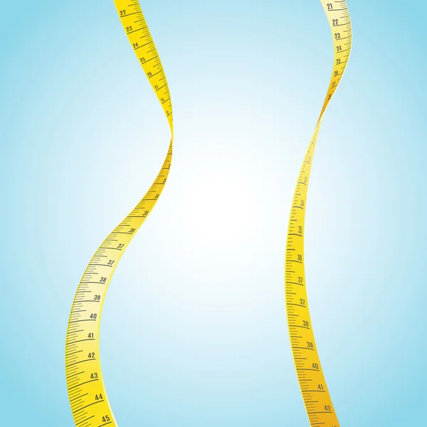 Measuring Tape in a shape of a woman\'s slim body