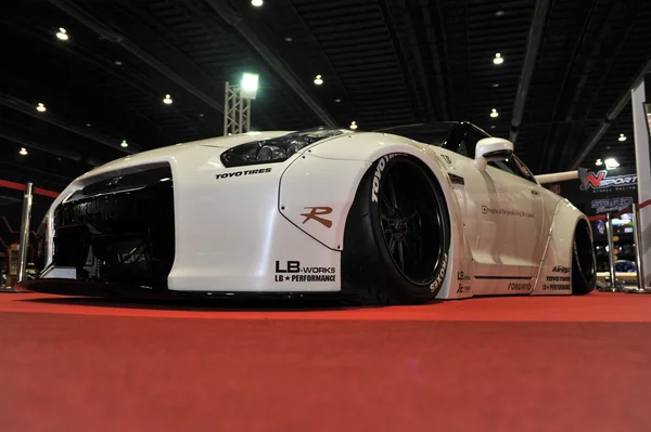 BANGKOK-JUNE 27  Nissan skyline R35 GT-R  car at The 3rd bangkok international autosalon 2015 on June 27, 2015 in Bangkok, Thailand