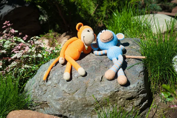Soft toys - two toy monkeys