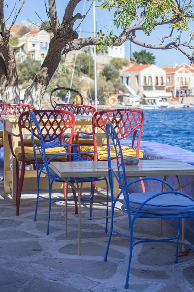 Rest corner at Simy island, Greece