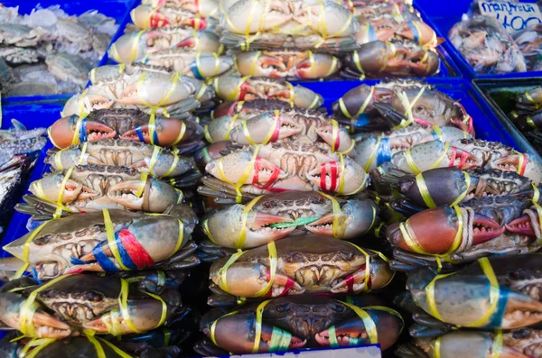 Red crab on Seafood market