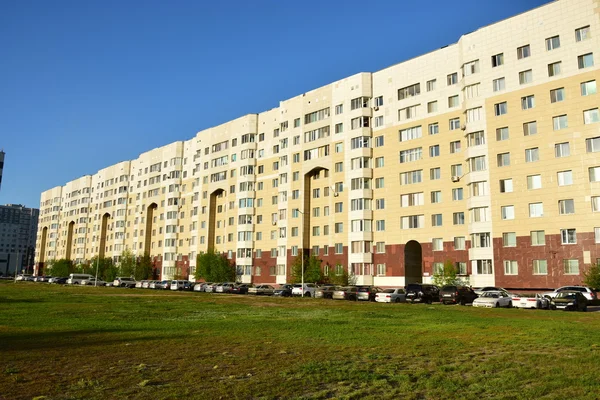 Modern residential building in Astana, capital of Kazakhstan