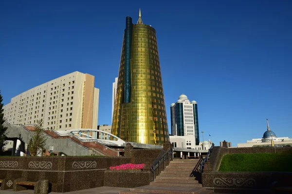 A street view in Astana, capital of Kazakhstan