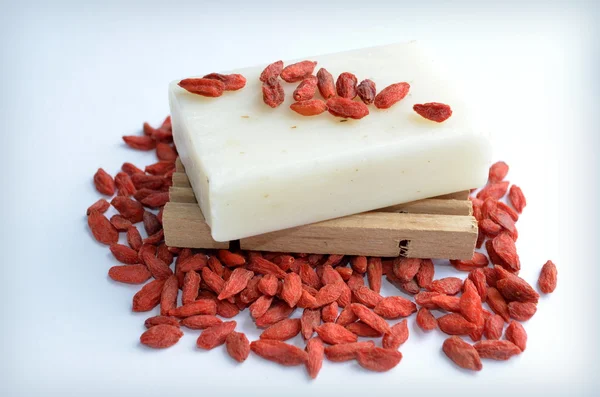 Natural Soap with goji berries