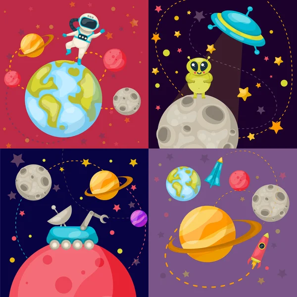 Four Space Icon Set