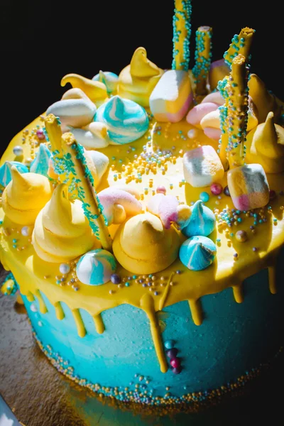 Beautiful bright sweet tasty Birthday cake