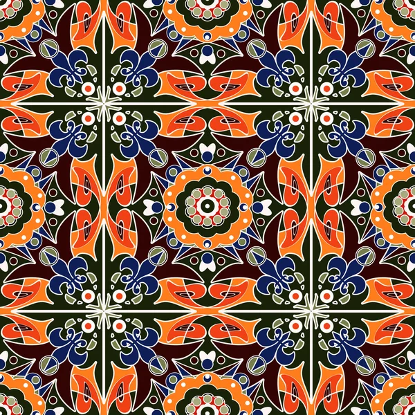 Seamless beautiful antique pattern ornament. Geometric backgroun