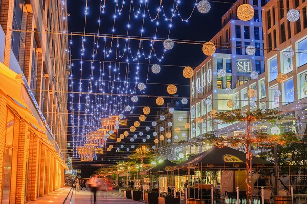 Night view of Ekaterininsky area in Dnipropetrovsk