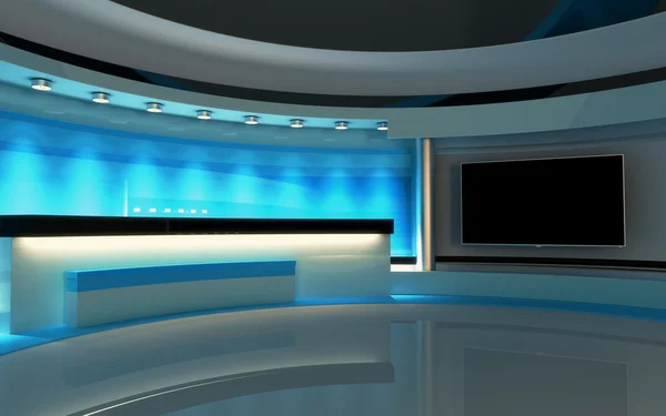 Tv Studio. News studio. The perfect backdrop for any green screen or chroma key video or photo production.