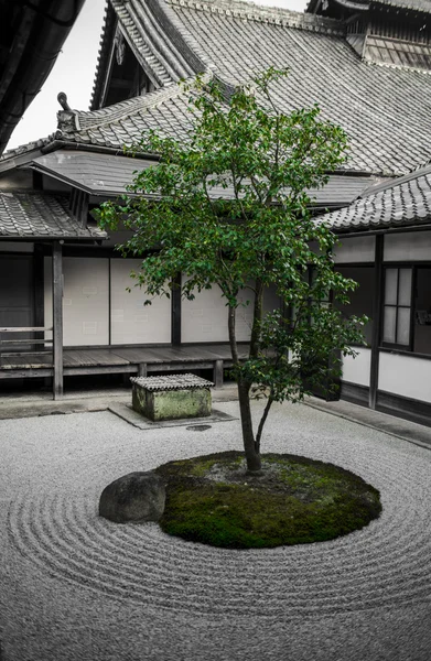 Kyoto, Japan - October 22, 2015: Kennin-ji is a historic Zen Buddhist temple in Higashiyama. It is considered to be one of the so-called Kyoto Gozan