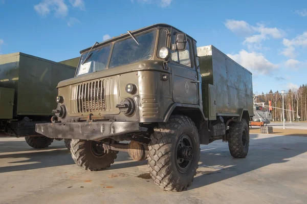 Car chlebowska AFH-66 on the basis of the Soviet military truck GAZ-66 in the new military Park \