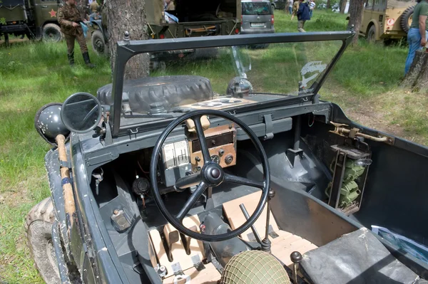 German floating retro car Volkswagen Swimmwagen Typ 166 at the 3rd international meeting of \