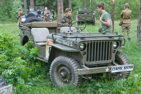 American car Willys MB at the 3rd international meeting of \