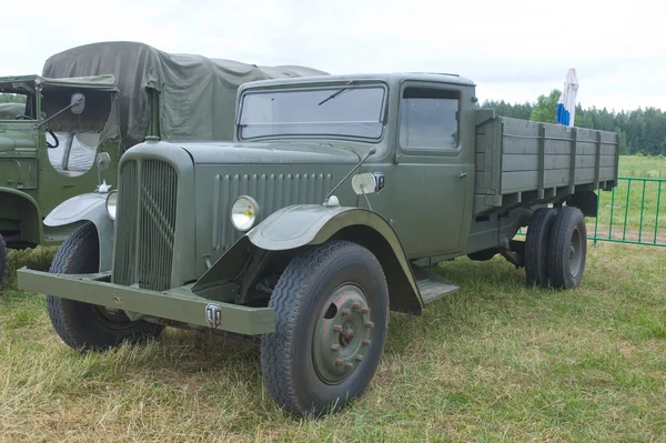 French retro Citroen truck T-45 at the 3rd international meeting of \