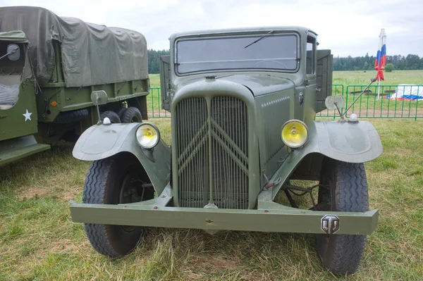 French retro Citroen truck T-45 at the 3rd international meeting of \