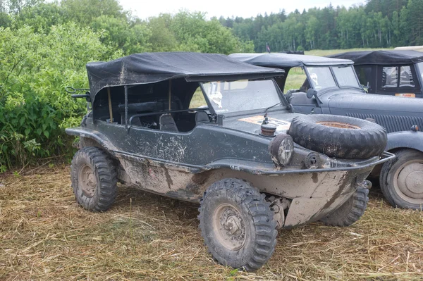 German floating retro car  Volkswagen Swimmwagen Typ 166, 3rd international meeting \