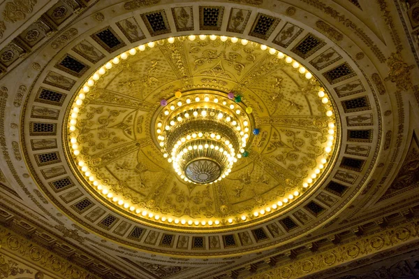 Beautiful chandelier historic restaurant \