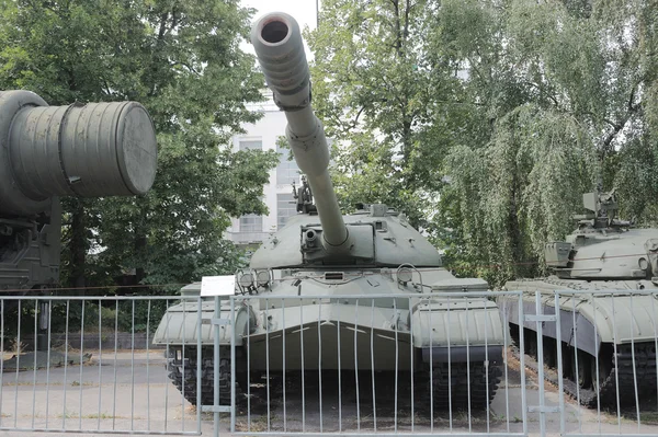 Heavy Soviet tank T-10 in the Central Armed forces Museum, Moscow, front view