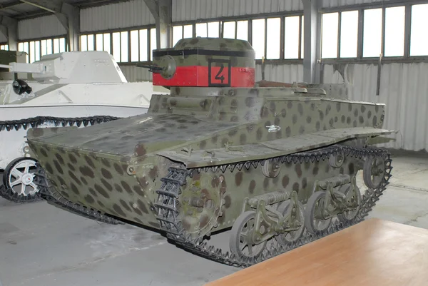 Light Soviet tank T-37A in the Museum of armored vehicles, Kubinka, Moscow region, RUSSIA