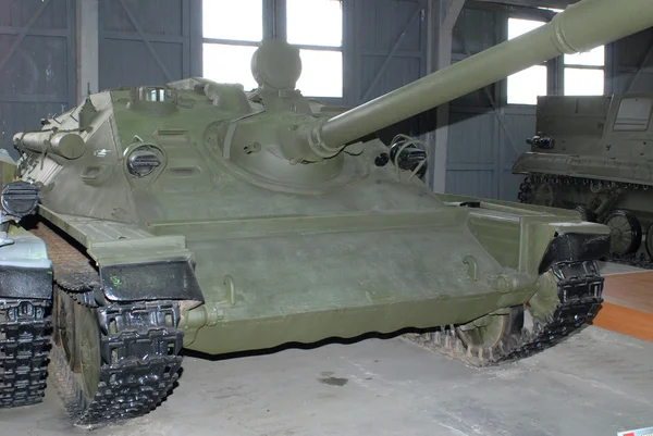 Soviet airborne self-propelled gun SU-85 in the Museum of armored vehicles, Kubinka, front view, Moscow region, RUSSIA