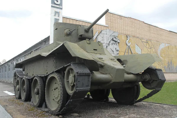 Soviet light tank BT-2 in the Museum of armored vehicles, Kubinka, front view, MOSCOW REGION, RUSSIA