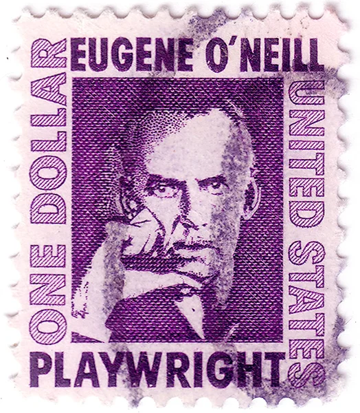 USA - CIRCA 1967: A postage stamp printed in USA, shows an Irish American playwright and Nobel laureate in Literature, Eugene Gladstone O\'Neill, circa 1967