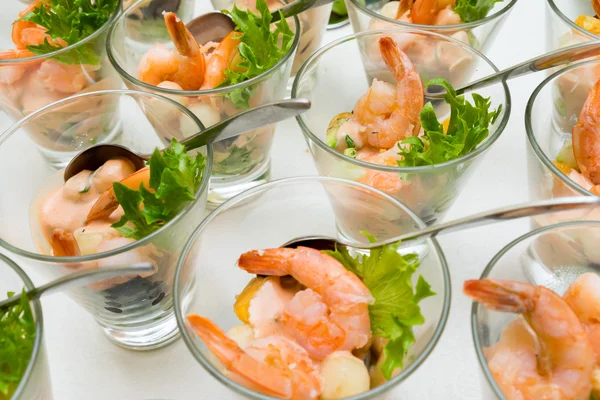 Sweet and sour shrimp, prawn cocktail