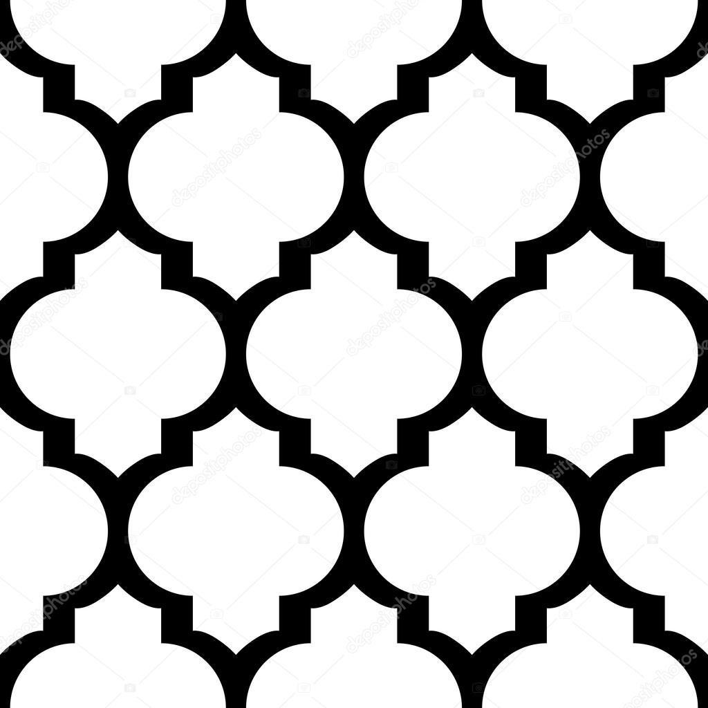 Traditional Arabic geometric patterns. Vector repeating patterns