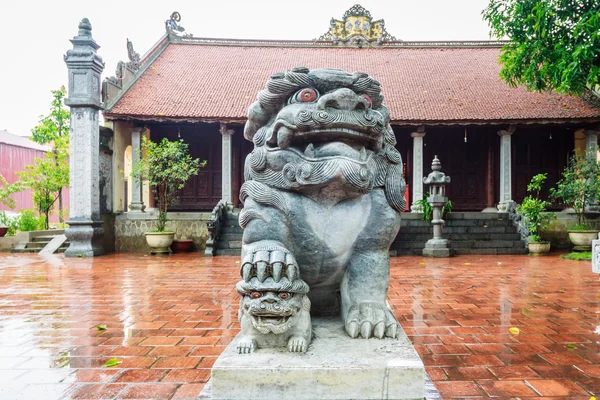 Lion statue in Vietnam temple