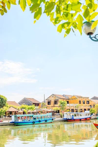 Traditional boats in Hoi An. Hoi An is the World\'s Cultural heritage site